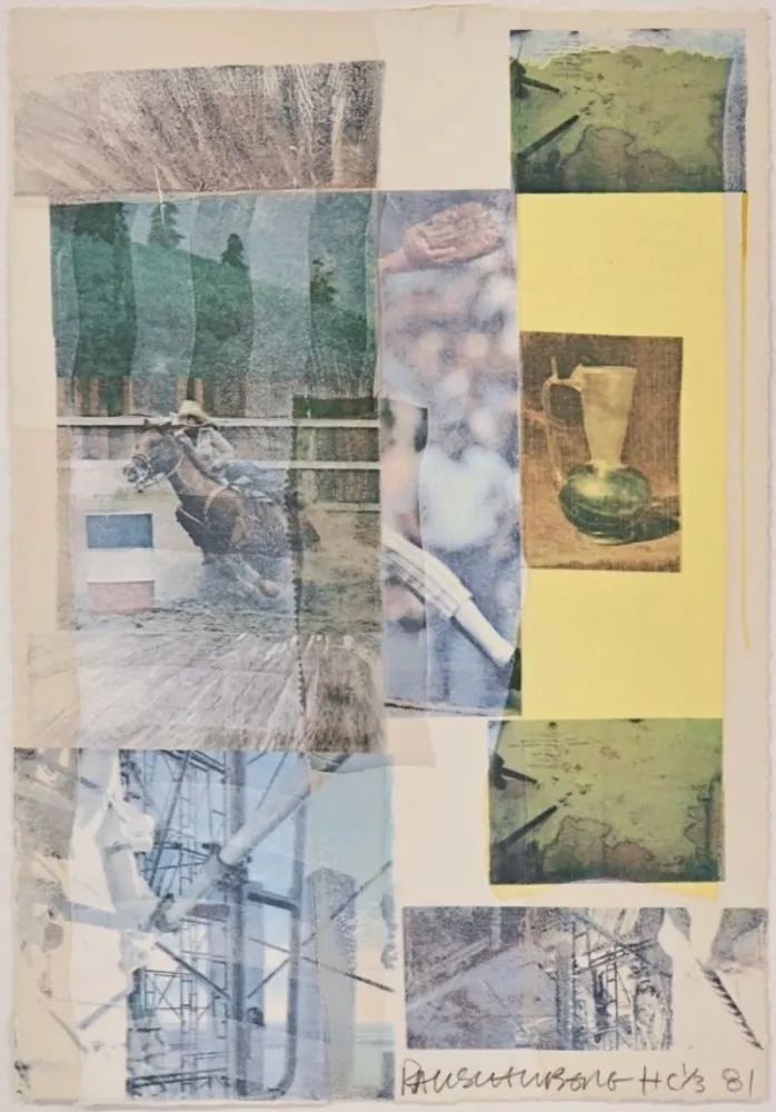 Sérigraphie Rauschenberg - Arcanum IV