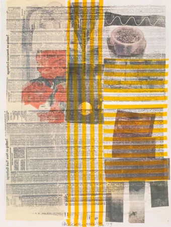 Offset Rauschenberg - One More and We Will Be More Than Halfway There, from Suite of Nine Prints