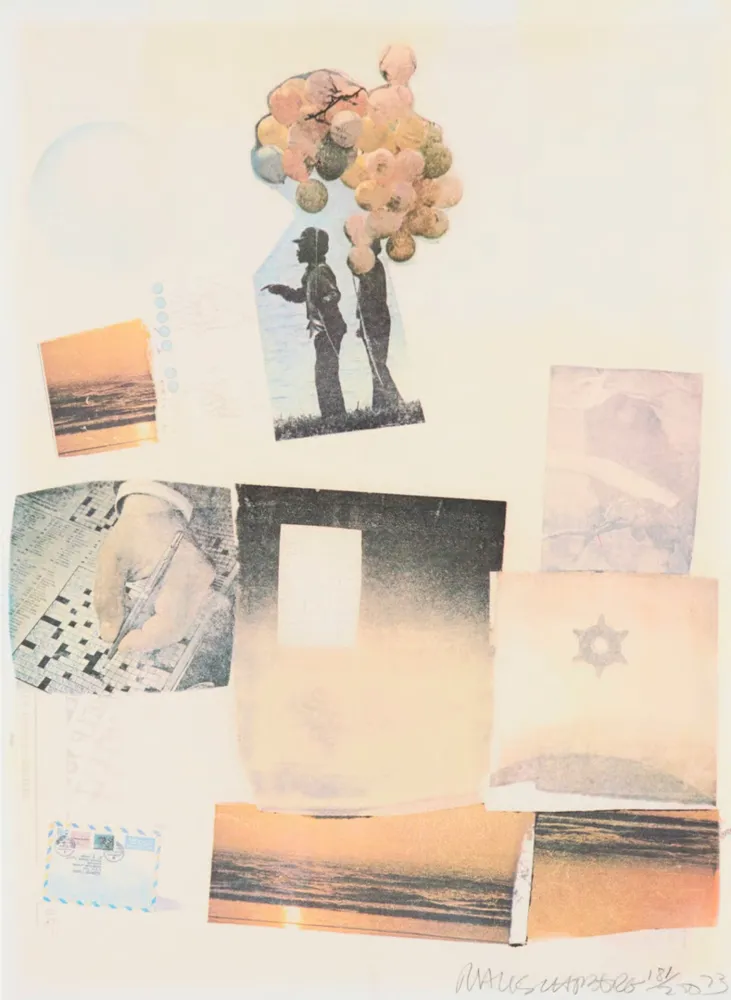 Sérigraphie Rauschenberg - Support