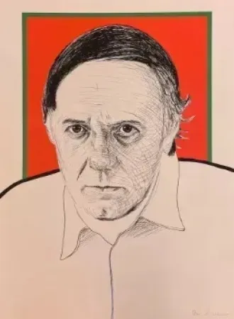 Sérigraphie Raveel - Autoportrait