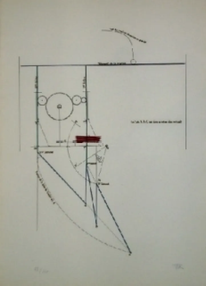 Eau-Forte Et Aquatinte Ray - COMBAT DE BOXE