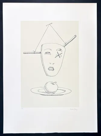 Lithographie Ray - Man Ray (1890–1976) - Maschere - Lithograph on paper