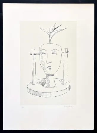 Lithographie Ray - Man Ray (1890–1976) - Maschere - Lithograph on paper