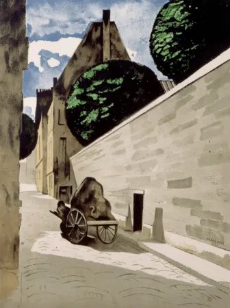 Lithographie Ray - Man Ray (1890–1976) - Rue Férou - Color lithograph on paper - 1974