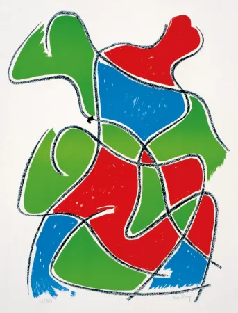 Lithographie Ray - Man Ray (1890–1976) - Tre figure - Color lithograph on paper - 1968