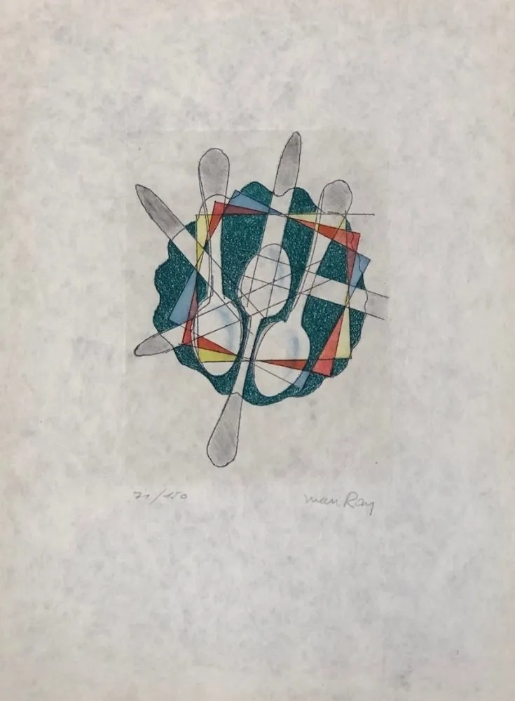 Eau-Forte Et Aquatinte Ray - Seria Electro Magie II