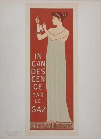 Lithographie Realier-Dumas - L'Incandescence par le Gaz, Les Maitres de L’Affiche
