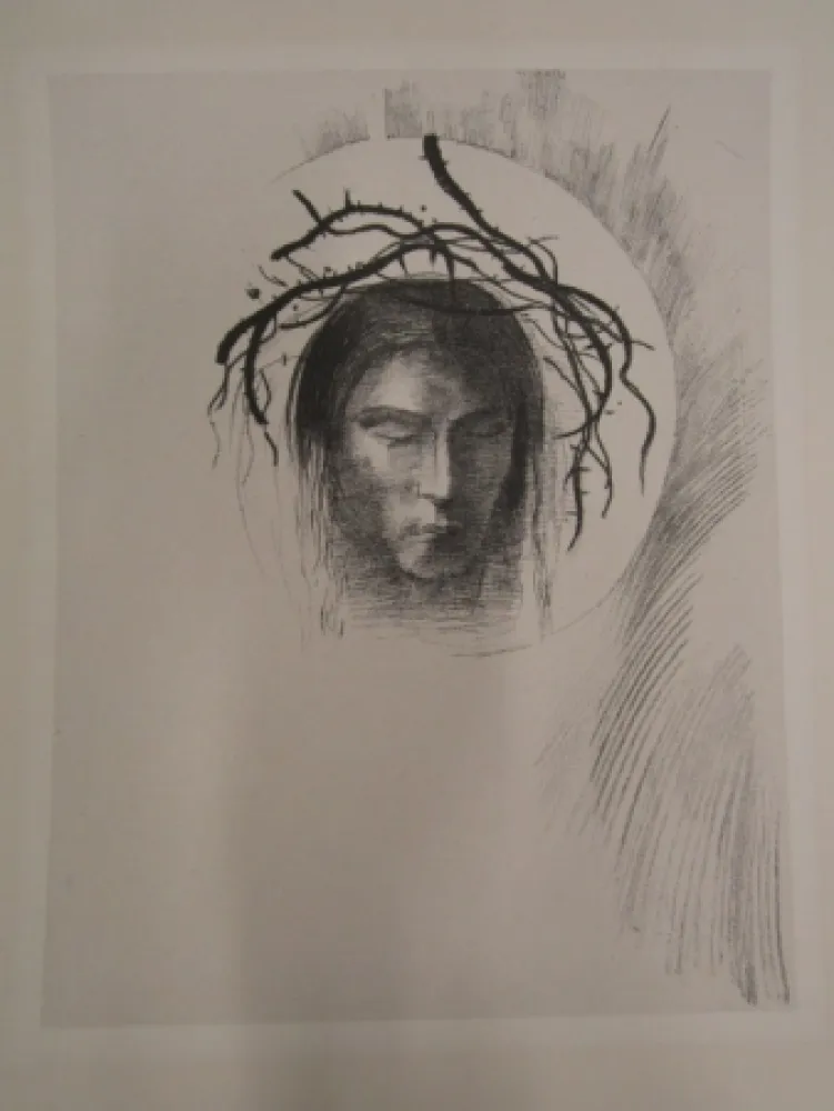 Lithographie Redon - Le jour enfin....