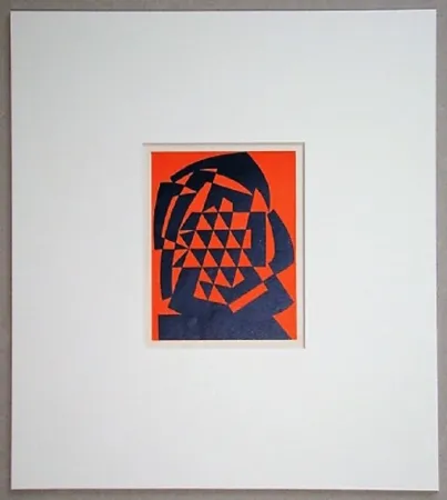 Gravure Sur Bois Reggiani - Composizione non figurativo