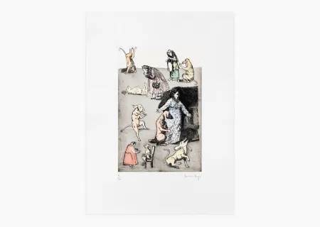 Gravure Rego - Old Mother Hubbard I