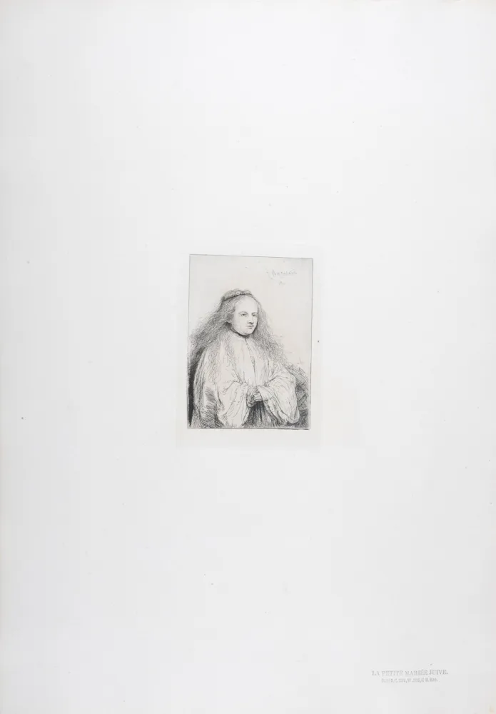 Héliogravure Rembrandt - La petite mariée juive