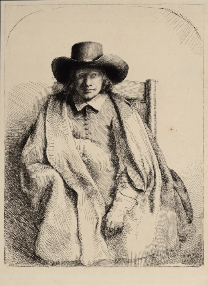 Héliogravure Rembrandt - Portrait de Clément de Jonghe