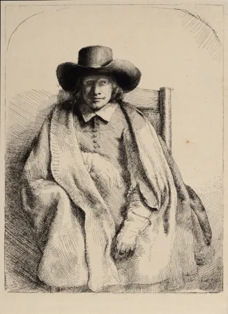 Héliogravure Rembrandt - Portrait de Clément de Jonghe
