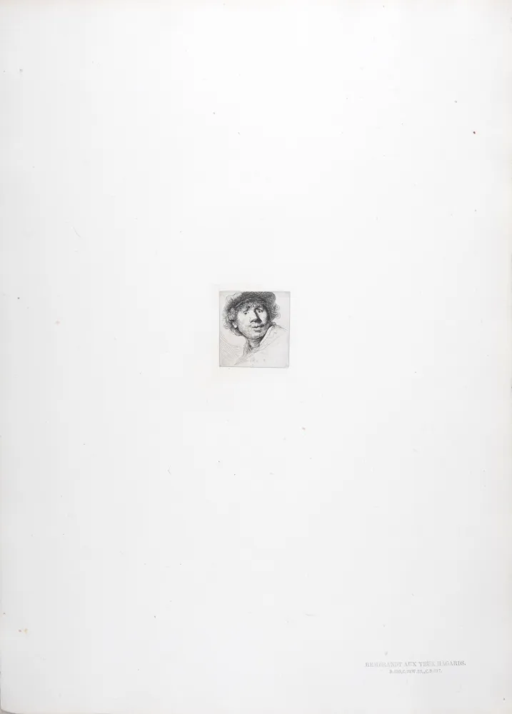 Héliogravure Rembrandt - Rembrandt aux yeux hagards