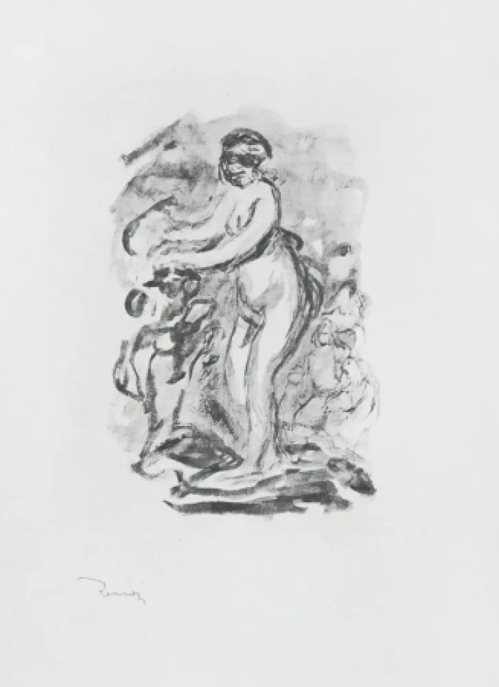 Aucune Technique Renoir - Femme au cep de vigne, I Variante (Woman by the Grapevine, First Variant)