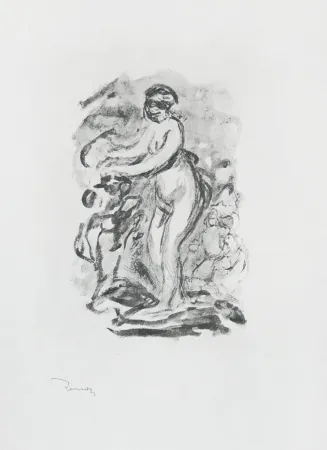 Aucune Technique Renoir - Femme au cep de vigne, I Variante (Woman by the Grapevine, First Variant)