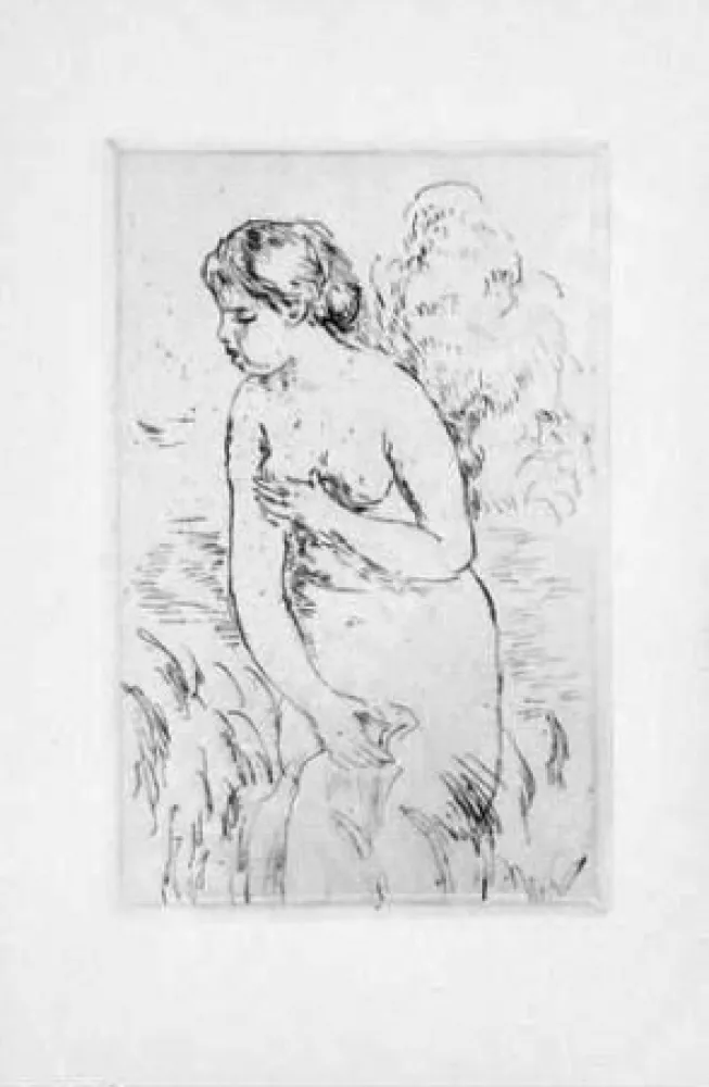 Aquatinte Renoir - La Baigneuse, 1910
