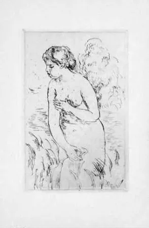 Aquatinte Renoir - La Baigneuse, 1910