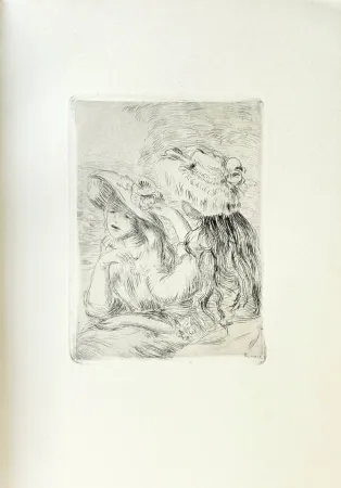 Lithographie Renoir - Le Chapeau Épinglé