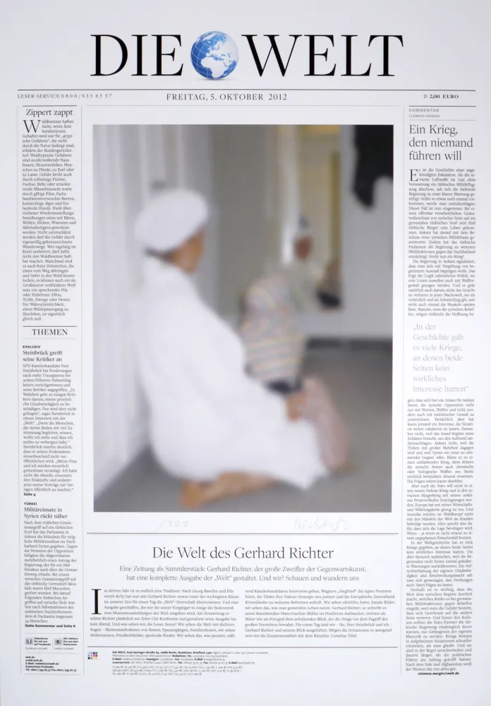 Estampe Numérique Richter - Die Welt (The World)