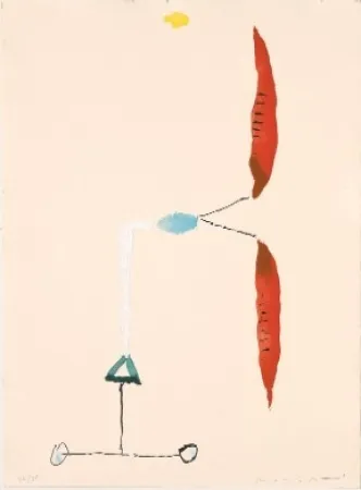 Eau-Forte Riera I Aragó - Avió hèlix vermella 