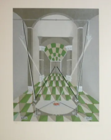 Lithographie Riera - TRIBUT 7