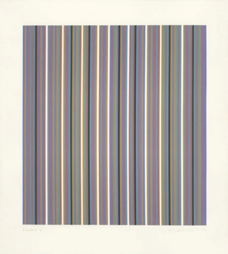 Sérigraphie Riley - Brouillard