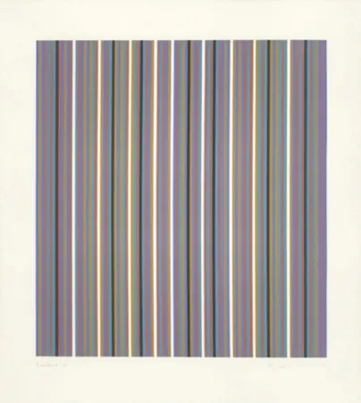 Sérigraphie Riley - Brouillard