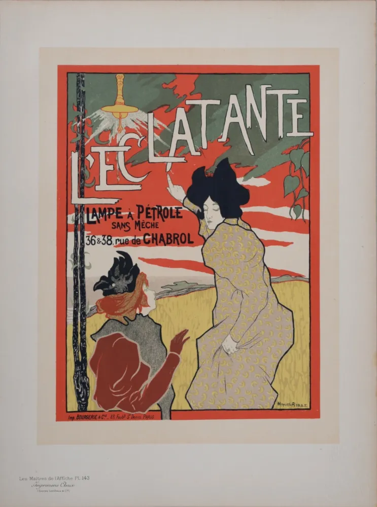 Lithographie Robbe - L'Eclatante, Les Maitres de L’Affiche