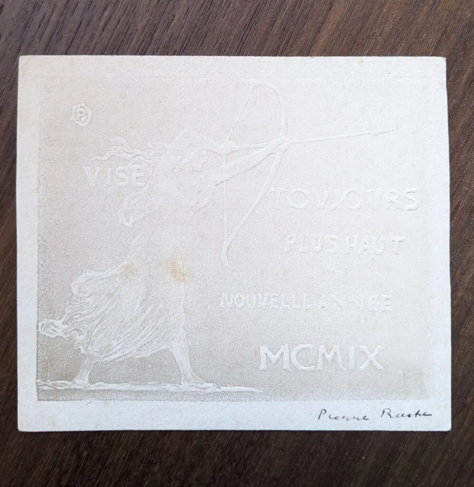 Aucune Technique Roche - Vise toujours plus haut... (new year's greeting card)