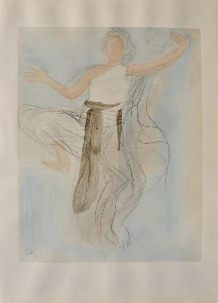 Gravure Rodin - Danseuse gracieuse