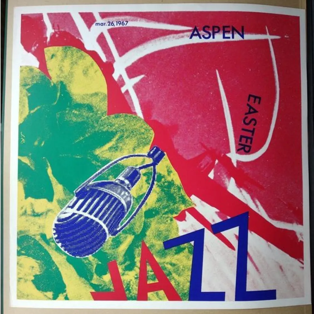 Sérigraphie Rosenquist - „Aspen Easter Jazz“.