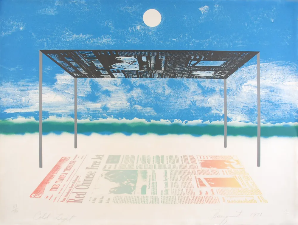 Lithographie Rosenquist - Cold Light