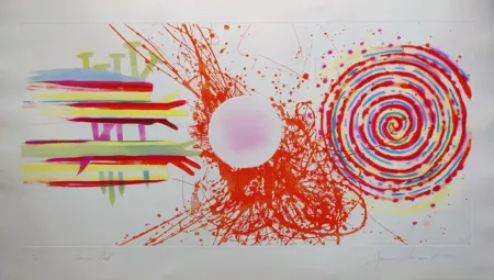 Eau-Forte Et Aquatinte Rosenquist - Rouge Pad