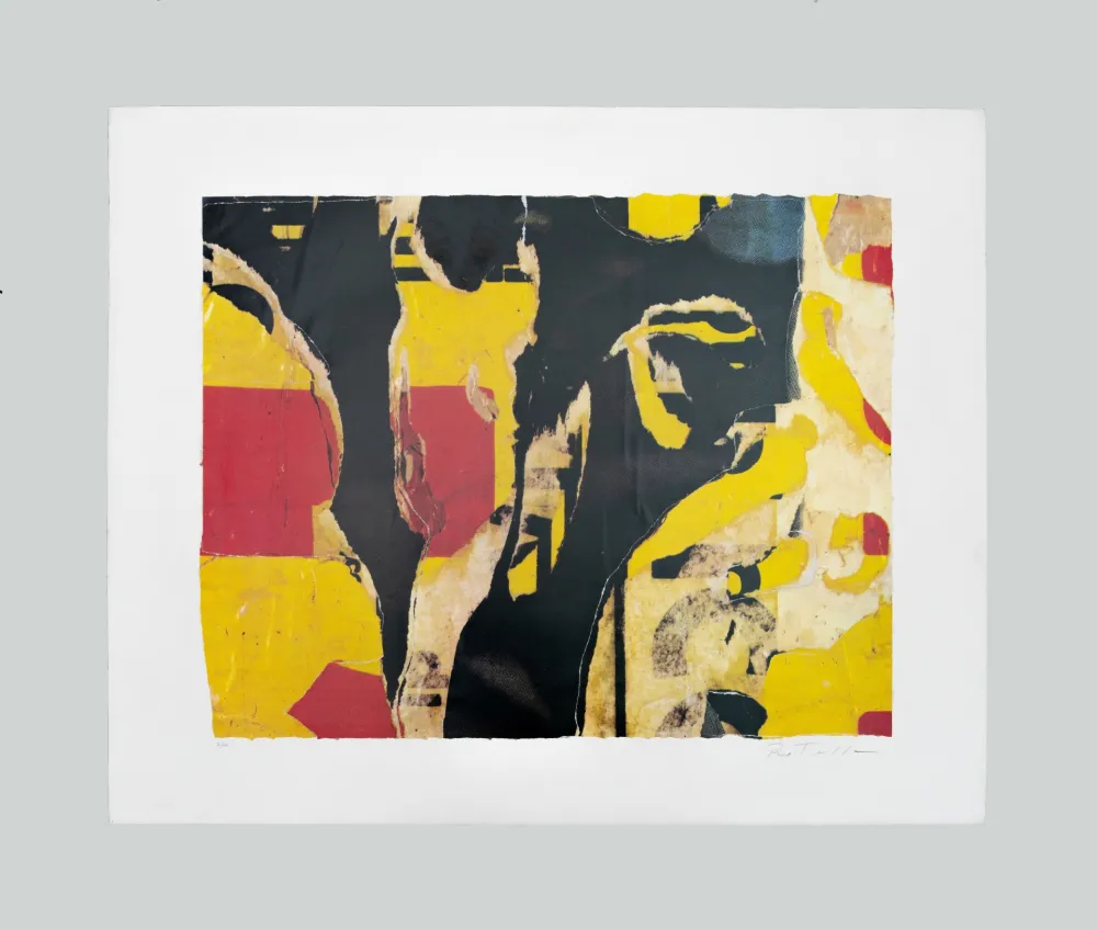 Sérigraphie Rotella - Composizione astratta