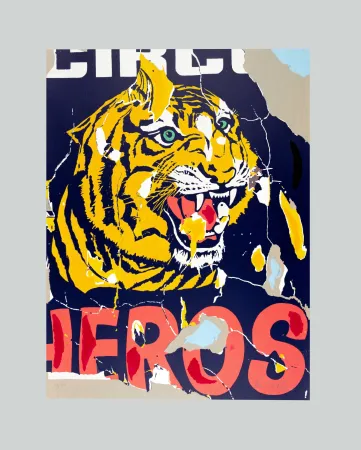 Sérigraphie Rotella - Heros