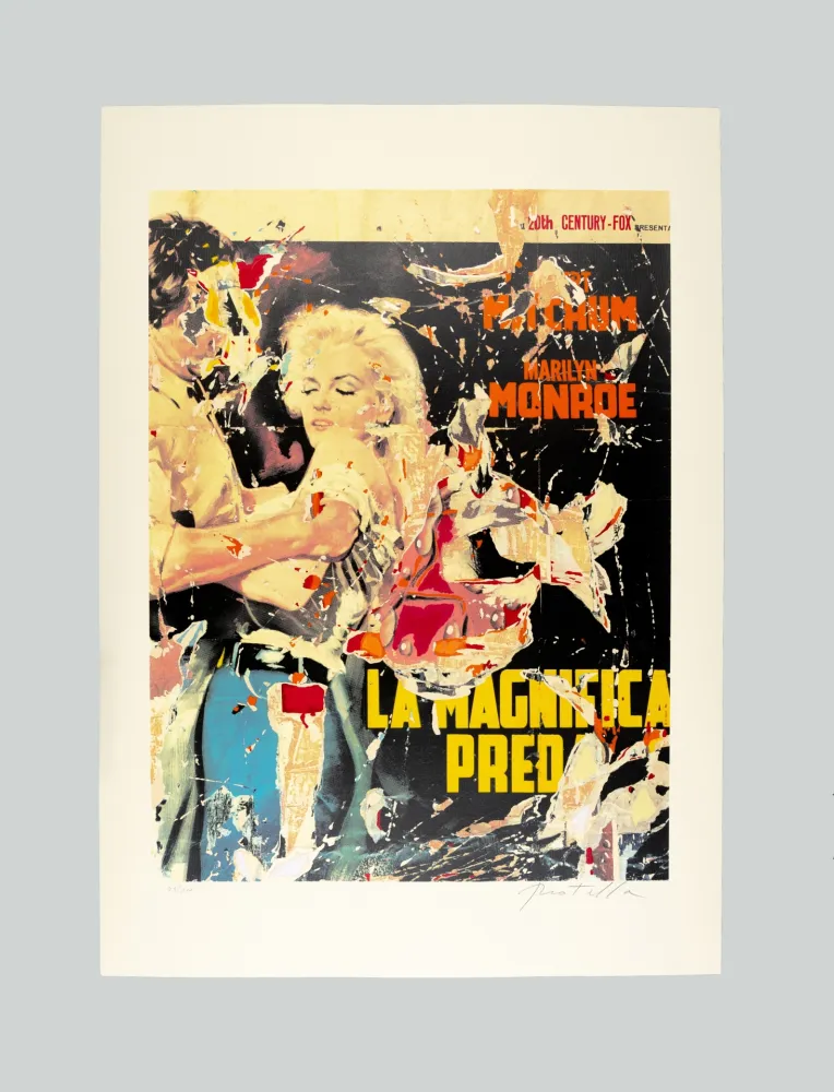 Sérigraphie Rotella - La magnifica preda