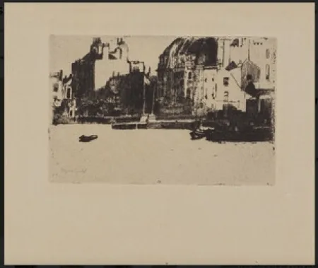 Eau-Forte Roussel - Chelsea Palaces (black-and-white version)