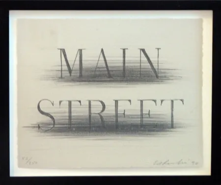 Aucune Technique Ruscha - Main Street