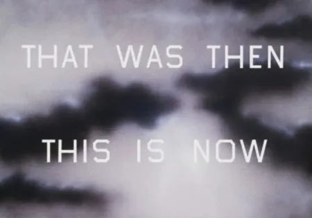 Lithographie Ruscha - That Was Then, This Is Now