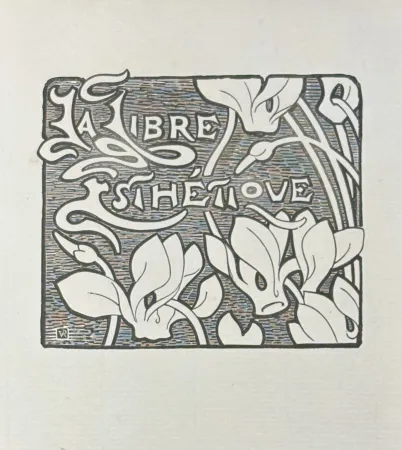 Linogravure Rysselberghe - Le Libre Esthétique