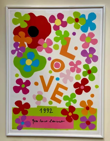 Affiche Saint Laurent - LOVE 1992