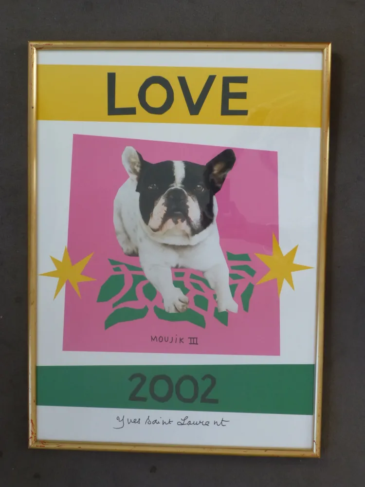 Affiche Saint Laurent - Love 2002