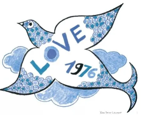 Aucune Technique Saint Laurent - YVES SAINT LAURENT LOVE 1976