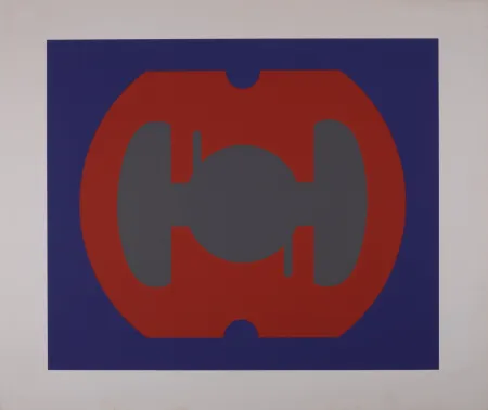 Sérigraphie Sato - Abstract Composition, c. 1970