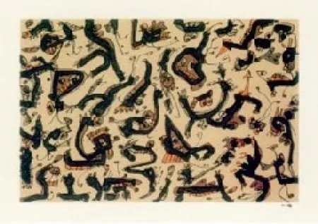 Lithographie Saura - Abierta 1