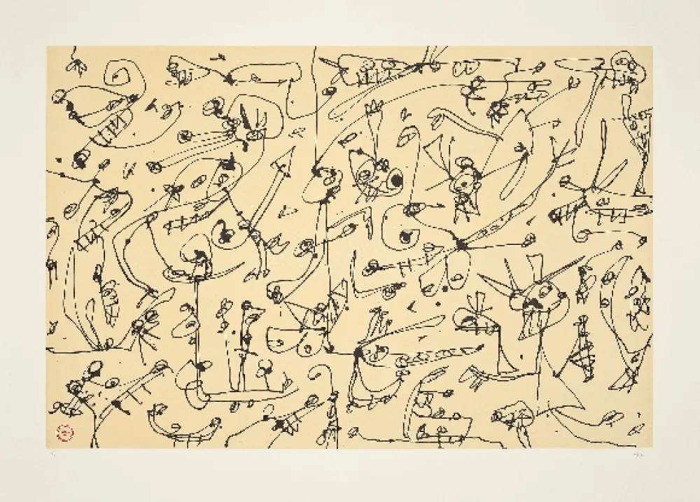 Lithographie Saura - Abierta 3