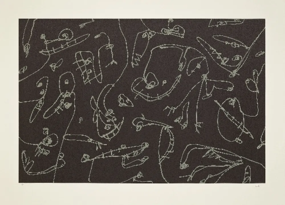 Lithographie Saura - Abierta 5