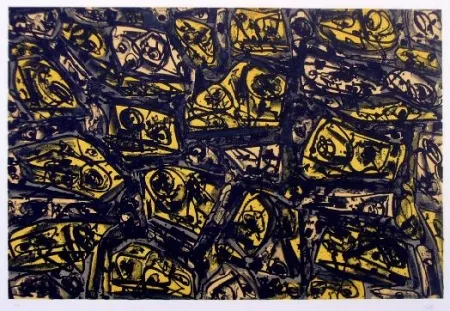 Lithographie Saura - Antonio Saura