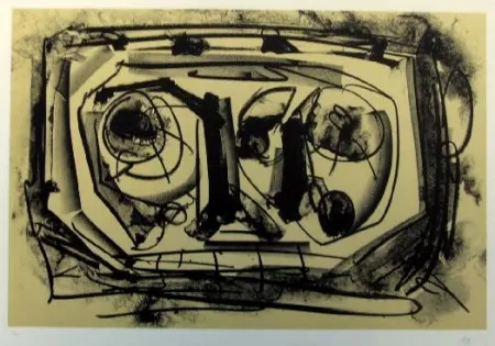 Lithographie Saura - Antonio Saura